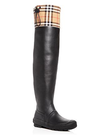 burberry over the knee rain boots|Burberry rain boots lowest price.